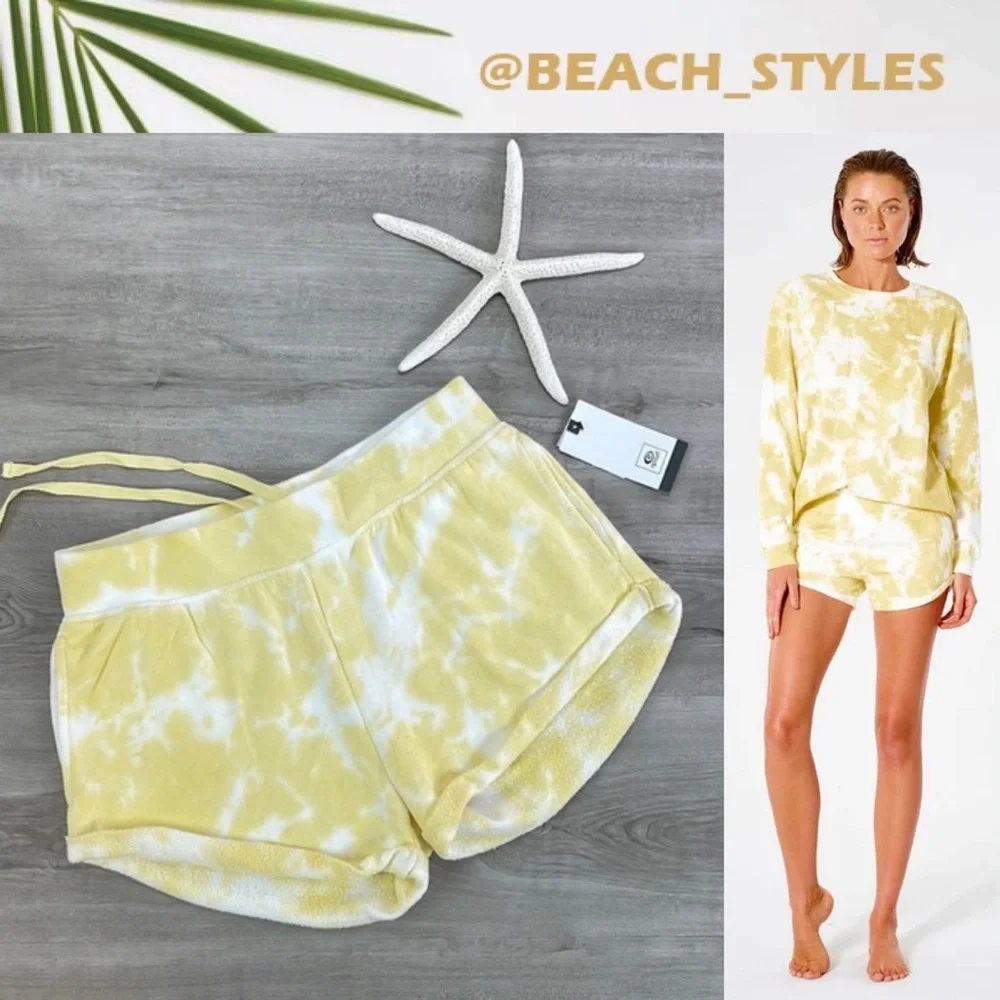 🔆RIP CURL🔆 CLASSIC SURF TIE DYE FLEECE SHORT - Picture 1 of 11